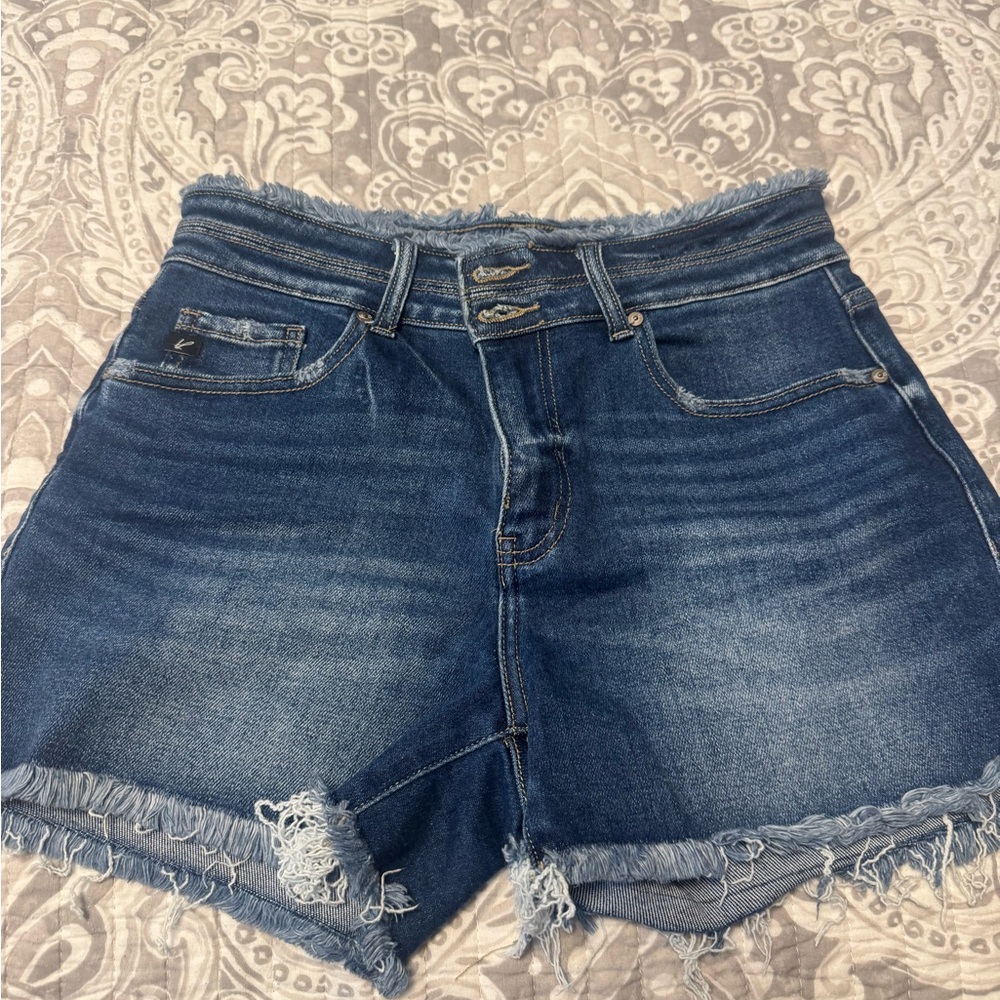 KanCan Distressed Blue Jean Shorts